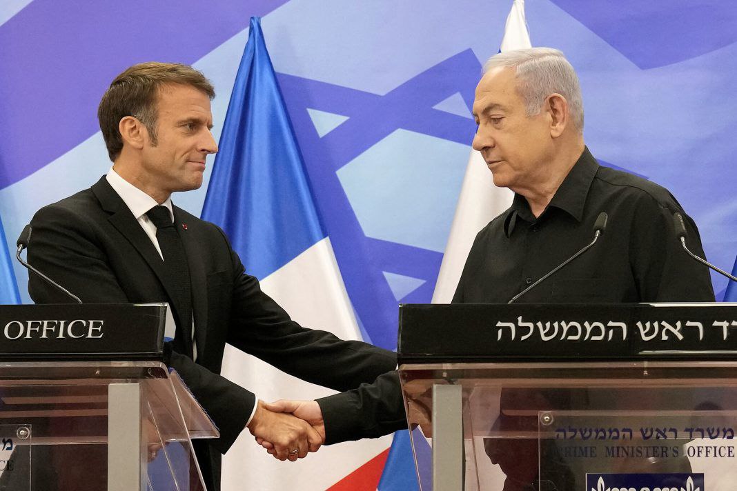 aviamilt's tweet photo. Macron after instructed by his Wife strongly condemned Israel Today accusing Netaniahu's Government  of Russian like Settlments Expansion in the West Bank based on which Israeli ATC asked French Air Force C-130's from Jordania to avoid overflying Israel while Airdropping Gaza https://t.co/1dnty6jJz3