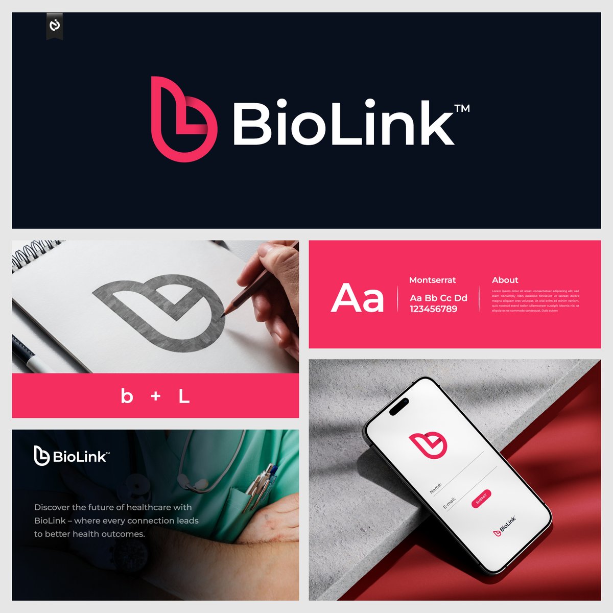 mdiffatbari's tweet photo. Biolink Telemedicine App Logo Design.
Full View:
https://t.co/mhJSyDUMCC
--
#medical #medicine #doctor #medicalapp #applogo #health #fitness #telemedicine #blogo #logo #logodesign #modernlogo #minimalistlogo #branding #brandIdentity #businesslogo #logotype #graphicDesigner https://t.co/0VhB1cCQhX