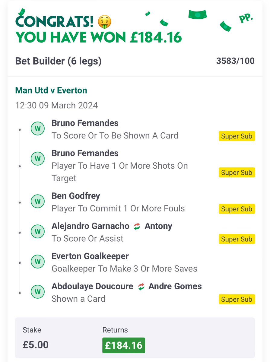 simonerileyx's tweet photo. @AndyRobsonTips 🥳🥳 all in by half time as well. Thanks for the sheet ✌🏻 https://t.co/mICjDm0c3a