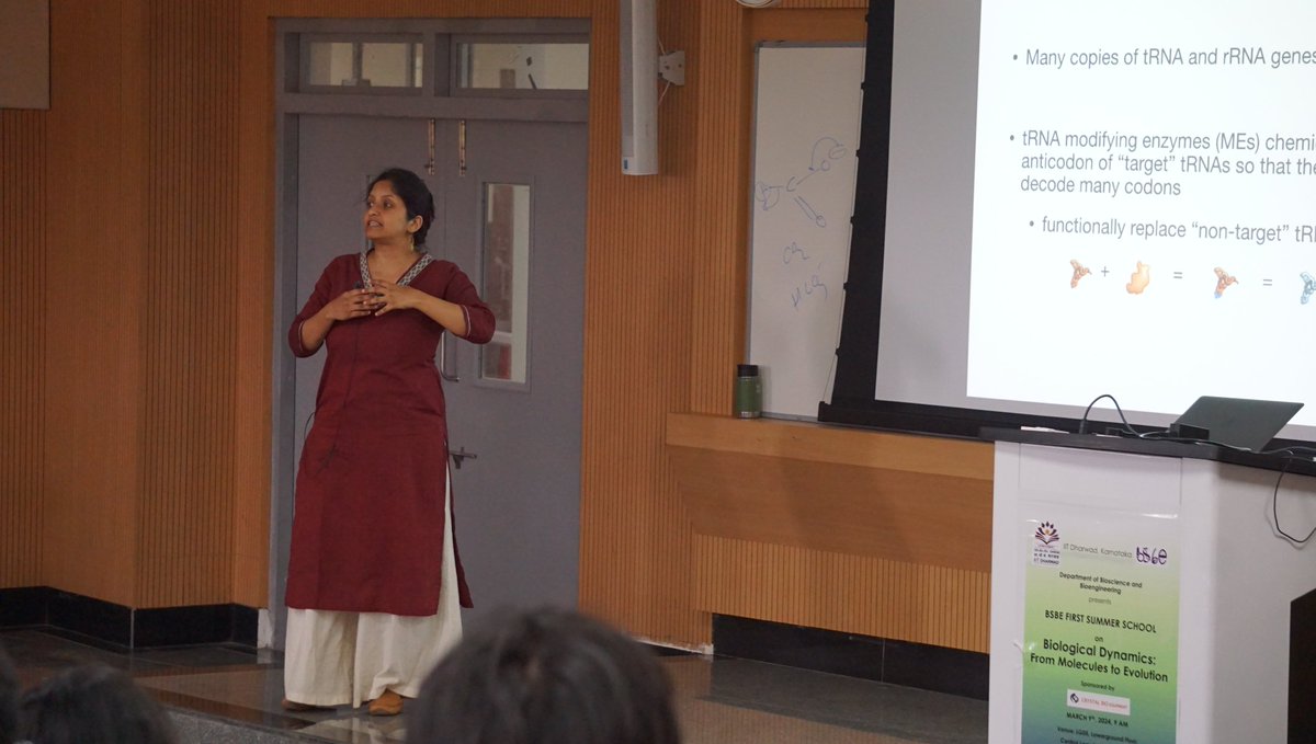 MBoCancer's tweet image. 💫Excitingly concluded a productive Summer School at BSBE @iitdhrwd, engaging with diverse perspectives 🔬through insightful talks. We are anticipating more such interactions in future!!🤜🤛
A special thanks to @DeepaAgashe for the wonderful talk during the visit!