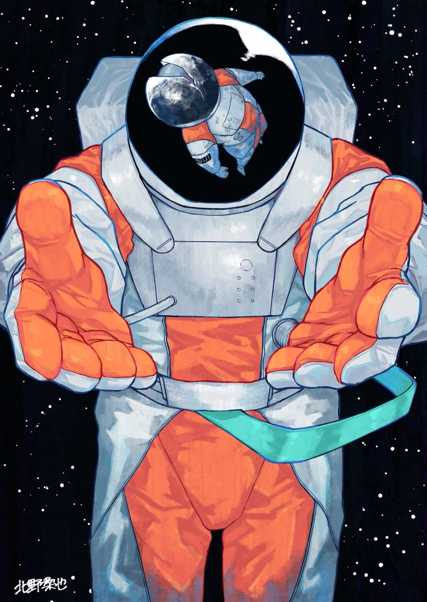 「北野棃也先生の新作読切『無重力の声』配信宇宙に進出した人類のとあるお仕事ーー切な」|少年ジャンプ＋のイラスト