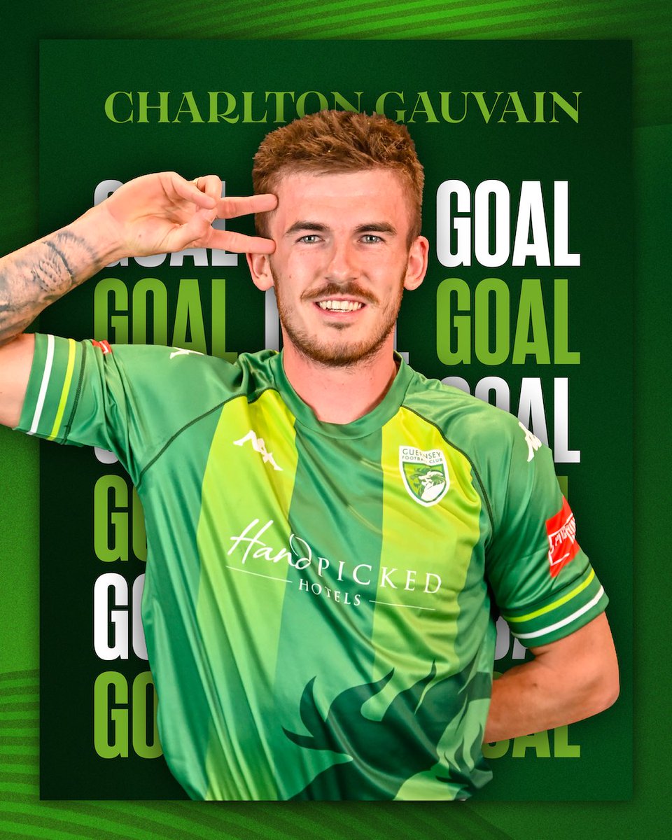 Allen's cross strikes the far post, and Charlton Gauvain is alert to turn it in and score Guernsey FC's 1,000th goal!

🟤 0-2 🦁