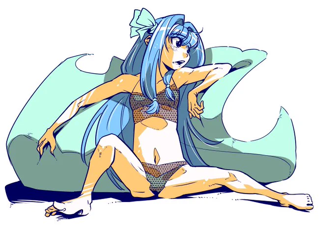 #これを見た人は何か青いものをあげる見た人強制 