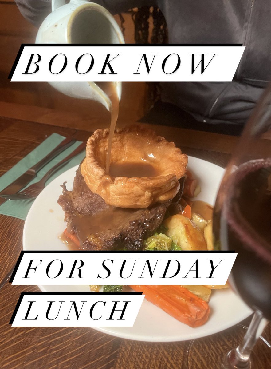 There is still time to book your Mother’s Day lunch with us this Sunday 🌸
We will be serving only the best; 
28 day aged rump of beef 🐮
Lemon and thyme chicken 🐔 
Sage pork loin 🐷