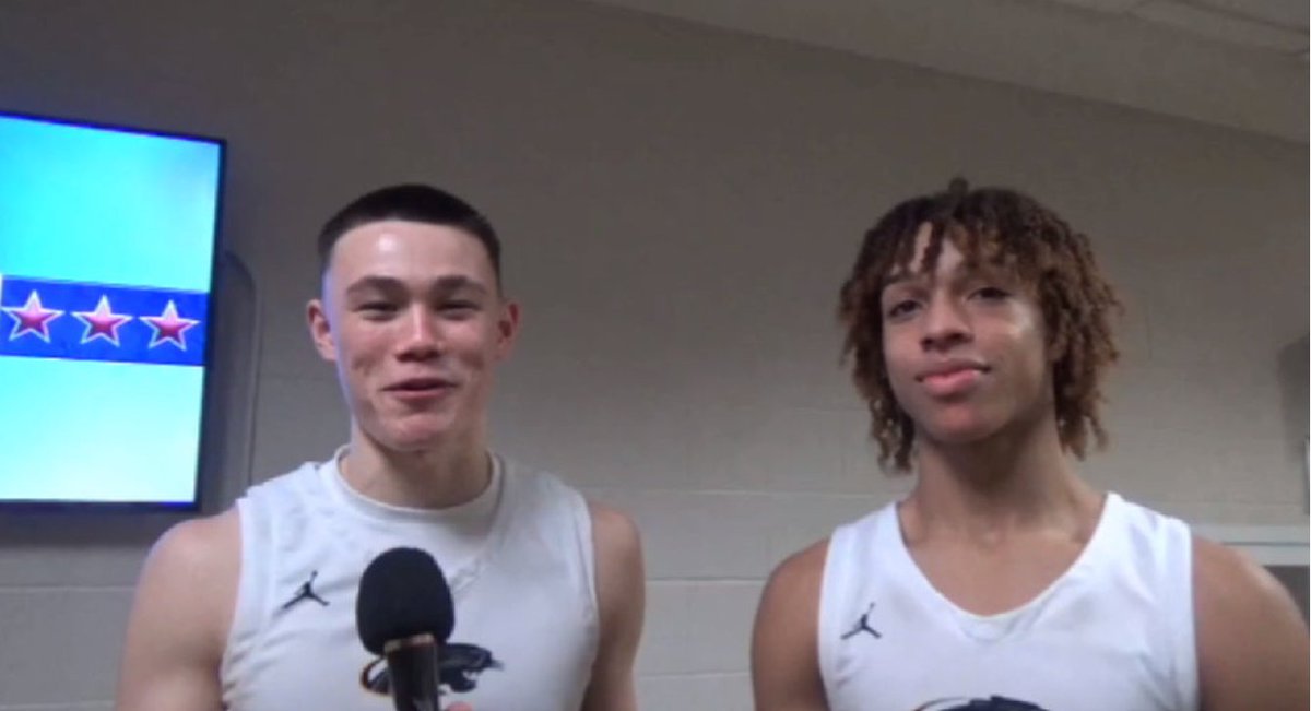 Friday Night Glory (@fridaynghtglory) on Twitter photo Kenny Matthews talks to Plano East Guards Jordan Mizell and Narit Chotikavanic after after the Panthers 61-45 Texas 6a State Semi Final win rumble.com/v4i6vf3-plano-โฆ #txhshoops #FNGsports <a href="/PlanoEastHoops/">PlanoEast Basketball</a> Kenny Matthews talks to Plano East Guards Jordan Mizell and Narit Chotikavanic after after the Panthers 61-45 Texas 6a State Semi Final win rumble.com/v4i6vf3-plano-โฆ #txhshoops #FNGsports <a href="/PlanoEastHoops/">PlanoEast Basketball</a>
