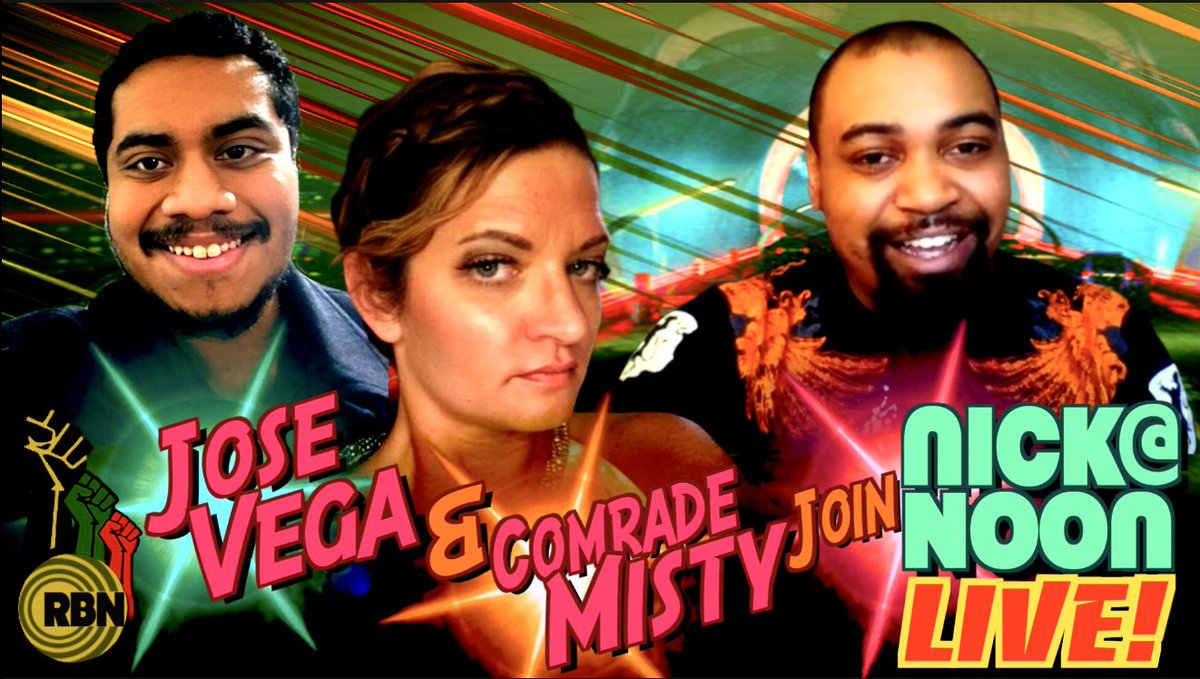 RevBlackNetwork's tweet image. Jose Vega and Misty Winston Joins Nick at Noon Live. Biden's Unhinged Pro War Speech

LIVE at 12PM ET 

YT youtube.com/live/q_EDPmnjv…
ROKFIN rokfin.com/stream/46169
RUMBLE rumble.com/v4i6wgz-jose-v…

@JosBtrigga 
@SarcasmStardust 
@SabbySabs2 
@SocialistMMA 
@ComptonMadeMe 
@Jaybefaunt…