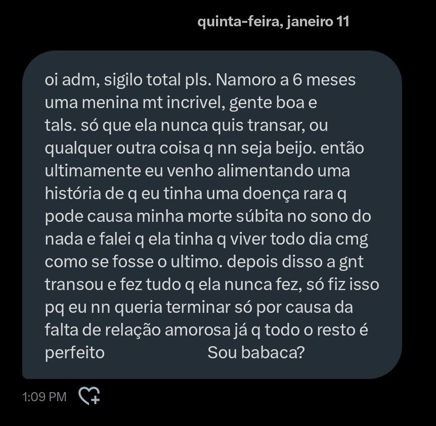 eu sou babaca? tweet media