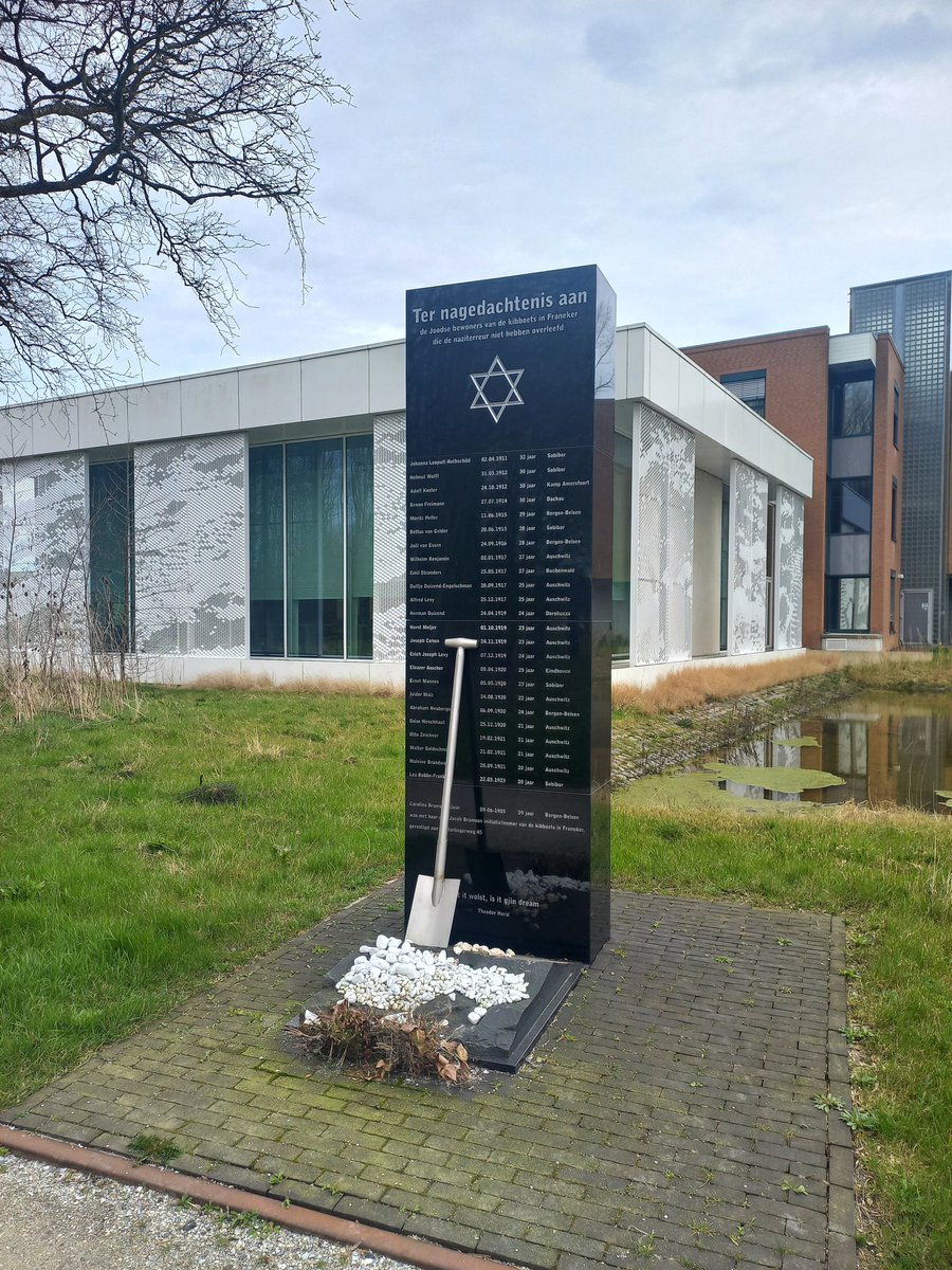 muncio's tweet photo. Franeker joods monument. https://t.co/bekZ1ifkN7