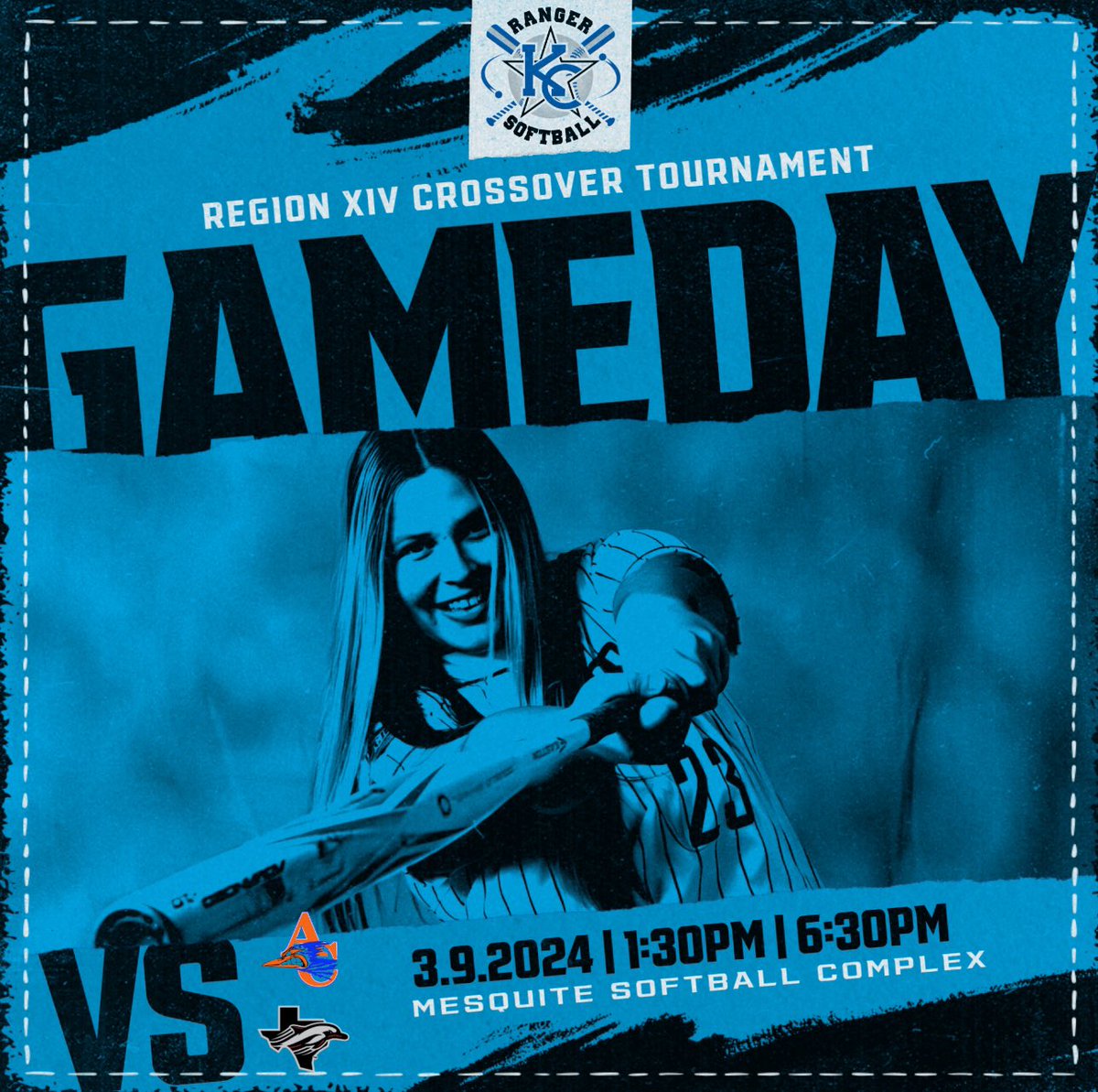 Kilgore College Softball (@kilgoresoftball) on Twitter photo ๐จRANGERS GAME DAY๐จ
๐ <a href="/ACRunnersSB/">Angelina College Softball</a>
๐<a href="/Fins_Softball/">Alvin Community College Softball</a>
๐ฐ๏ธ 1:30PM & 6:30PM
๐Mesquite Softball Complex
๐ web.gc.com/teams/LIg9zpjCโฆ ๐จRANGERS GAME DAY๐จ
๐ <a href="/ACRunnersSB/">Angelina College Softball</a>
๐<a href="/Fins_Softball/">Alvin Community College Softball</a>
๐ฐ๏ธ 1:30PM & 6:30PM
๐Mesquite Softball Complex
๐ web.gc.com/teams/LIg9zpjCโฆ