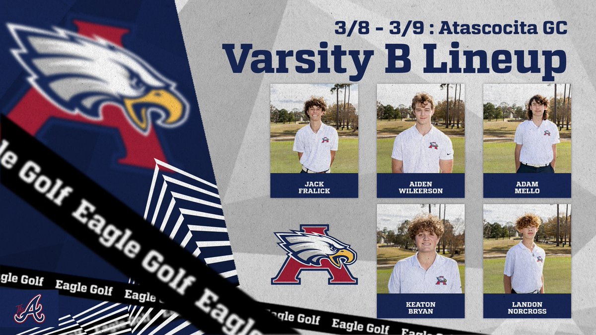 Day ✌🏼 of our home Varsity tournament at @AtascocitaGC today. @HumbleISD_Ath @AHSASBC @HumbleISD_AHS 🦅🅰️⛳️ #EagleGolf #AtascocitaGolf #AHS #The🅰️ #HighSchoolGolf #AtascocitaHighSchool