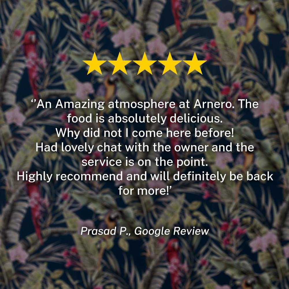Always great to hear such wonderful feedback about our food 😊 Here's what Prasad's recent experience has to say.⁠
Share yours with us!⁠

#arnero #arnerorestaurant #eatmcr #manchesterfood #visitmanchester #manchestergram #manchesterlife #mcrfood #manchesterfoodie #indianfood