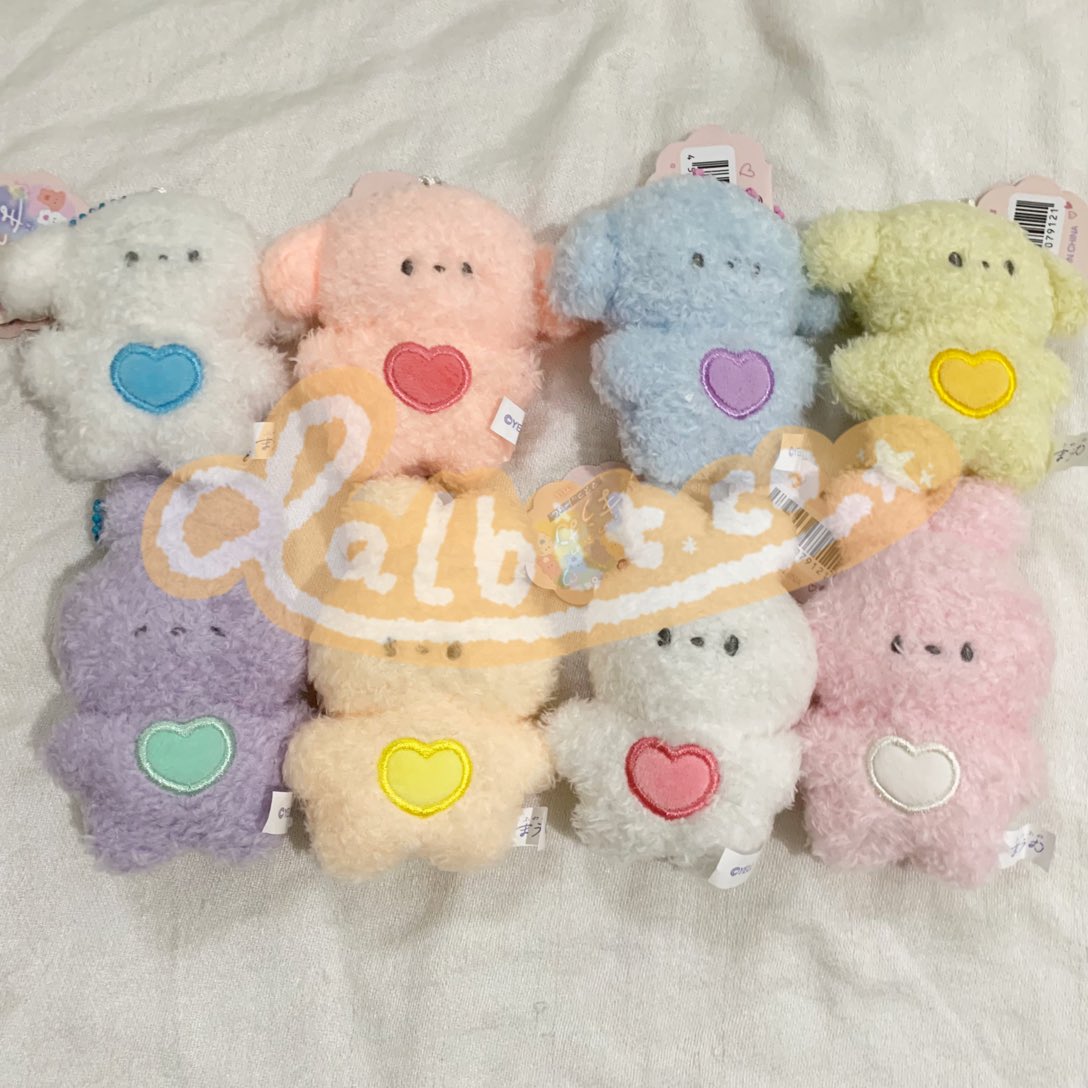 dalbitdotco's tweet image. ✨wts ready stock fluffy animals 8cm plush doll keyring ✨

💫 80k ea

available:
ᰔ white puppy
ᰔ yellow puppy
ᰔ blue puppy
ᰔ pink puppy
ᰔ white bunny
ᰔ yellow bunny
ᰔ purple bunny
ᰔ pink bunny

🍊link: shope.ee/8zgWixNHPv
🍊vid: id.shp.ee/cujmwol?smtt=0…

 #dalbitstock
