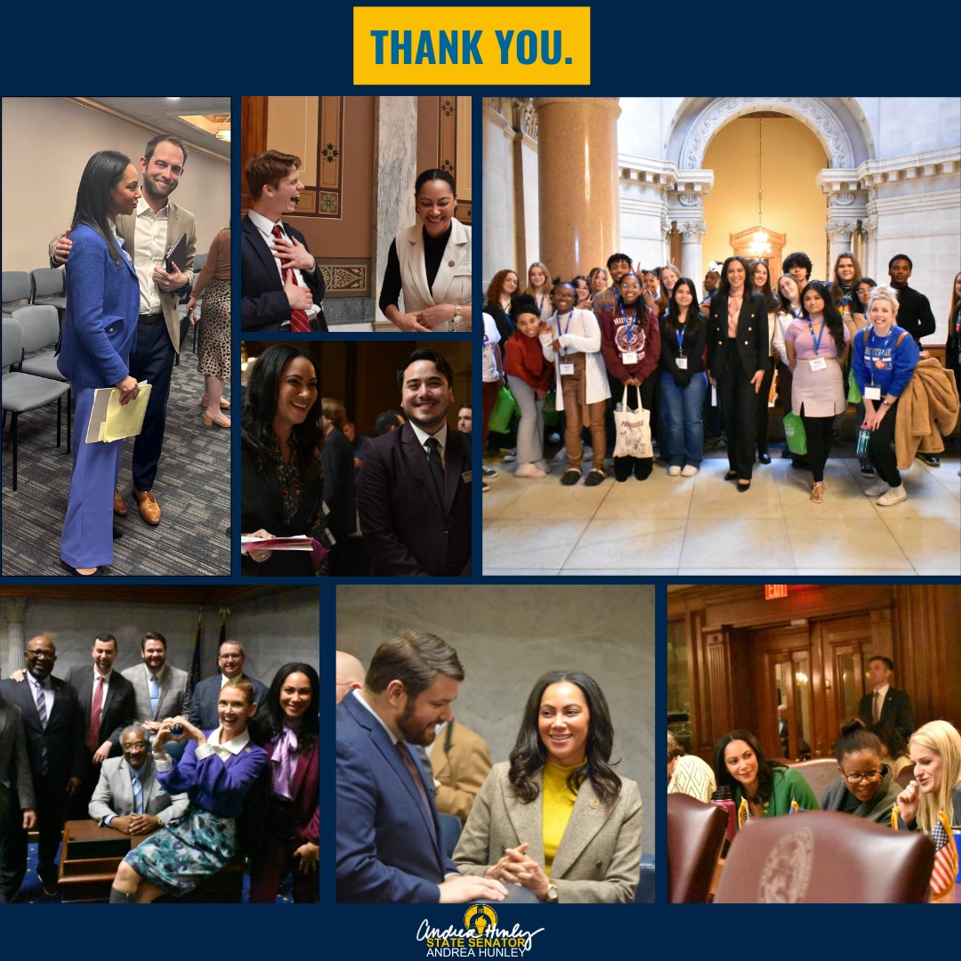 Thank you.

It has been a fast &amp; furious nine weeks. We've fought hard fights this session. Some, we lost. Many, we won. All of it, we've done together.

Serving as your senator &amp; representing the heart of Indianapolis -- the beating heart of our state -- is my greatest joy.

💙