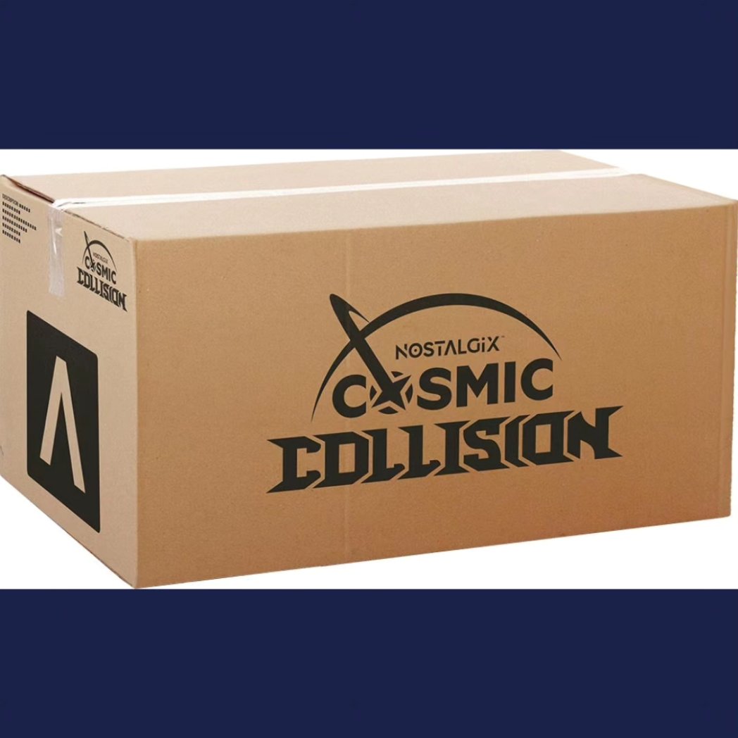 RensCollectible's tweet photo. Have you gotten your preorder in Cosmic Collision yet? What are you waiting for?! Preorders run until the end of March and these products WONT BE REPRINTED!!! These are limited items, so whatever you order is all that there is. Grab some so you don't miss out!!

#nostalgix #tcg https://t.co/OhLtMeLCsg