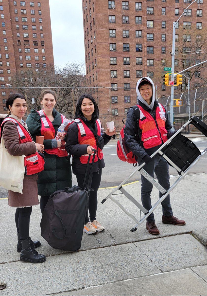 Huge thanks to some of the <a href="/redcrossny/">GNY Red Cross</a> Clara's Council members who gave up their Saturday to make the Bronx safer from home fires!🔥 Thanks also to the amazing partnership with <a href="/FDNY/">FDNY</a> <a href="/FDNYFoundation/">FDNY Foundation</a> for providing vans, combo alarms and drivers! #endhomefires