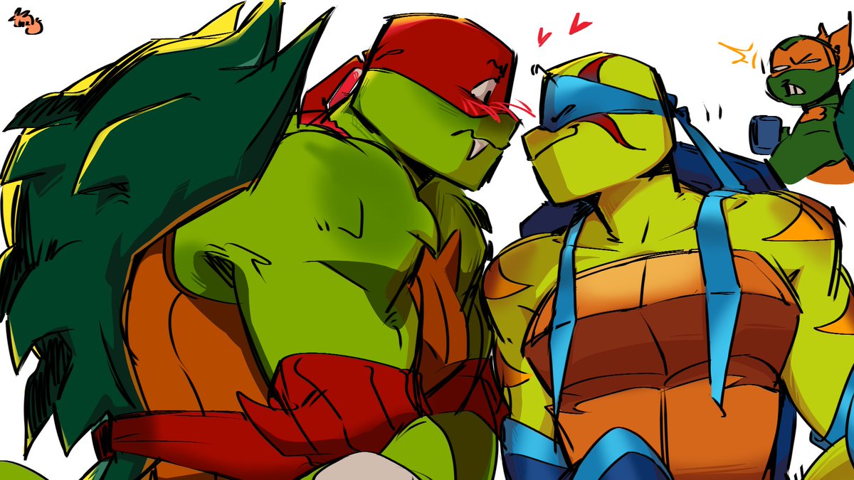 huazix6's tweet photo. 🐢💕🐢    ‼️🐢

【Kiss】

#SaveRiseoftheTMNT #TMNT   
#tmntleo    #tmntdonnie    #tmnt2018 https://t.co/wK9IJvF16v