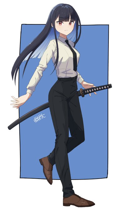 初ビガミやるので立ち絵描くやつをしました#シノビガミ#TRPG 