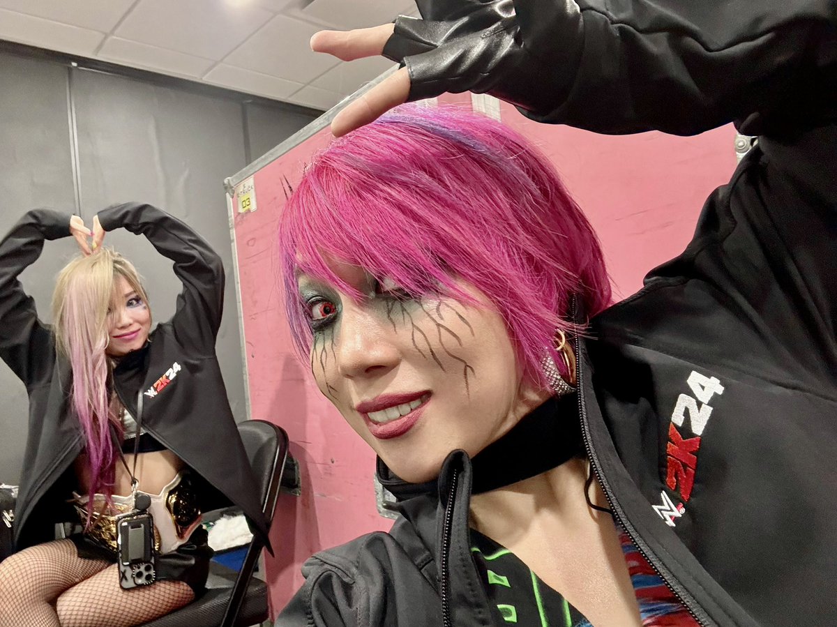 WWEAsuka's tweet photo. Don’t stop we now 🫵😑 https://t.co/ZHL8Wyq2Yl