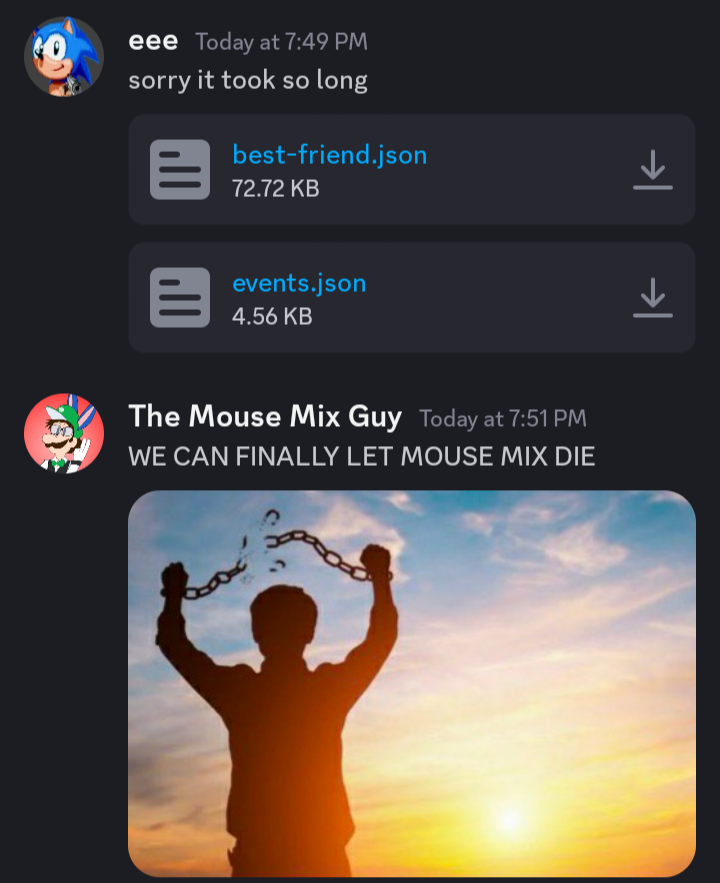 FNFMouseMix's tweet photo. SOON.

-64 https://t.co/NpsXhaNtBt