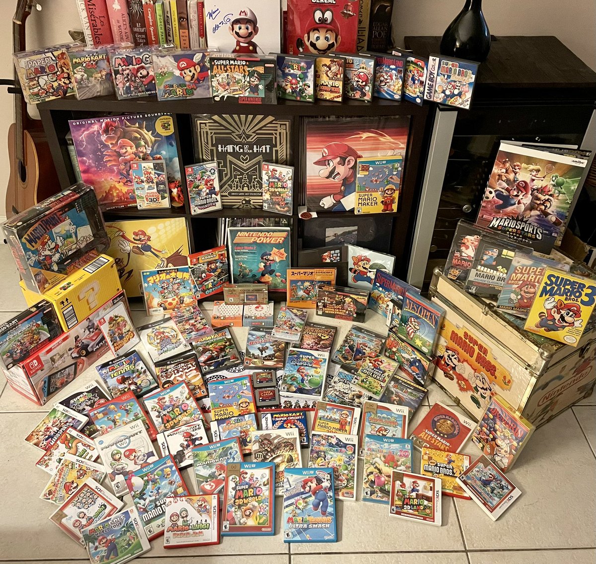 SmashCollector's tweet photo. Happy MAR10 day in Japan!
Happy Mar10 eve in USA #marioday #supermariobrothers #mariomania #mariomilestone #gaminglegend #mar10 #nintendoclassic  #mario #nintendo #switch #n64 #nes #snes #gameboy #gamer #marioday #nintendonyc #celebration #marioparty #gamecollection https://t.co/e1GGJZt1lw