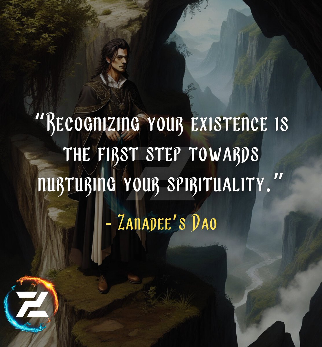 Existential Awakening

“Recognizing your existence is the first step towards nurturing your spirituality.”

#RecognizeExistence #NurtureSpirituality #SelfAwareness #DeeperConnections #SpiritualJourney

Zanadee’s Dao