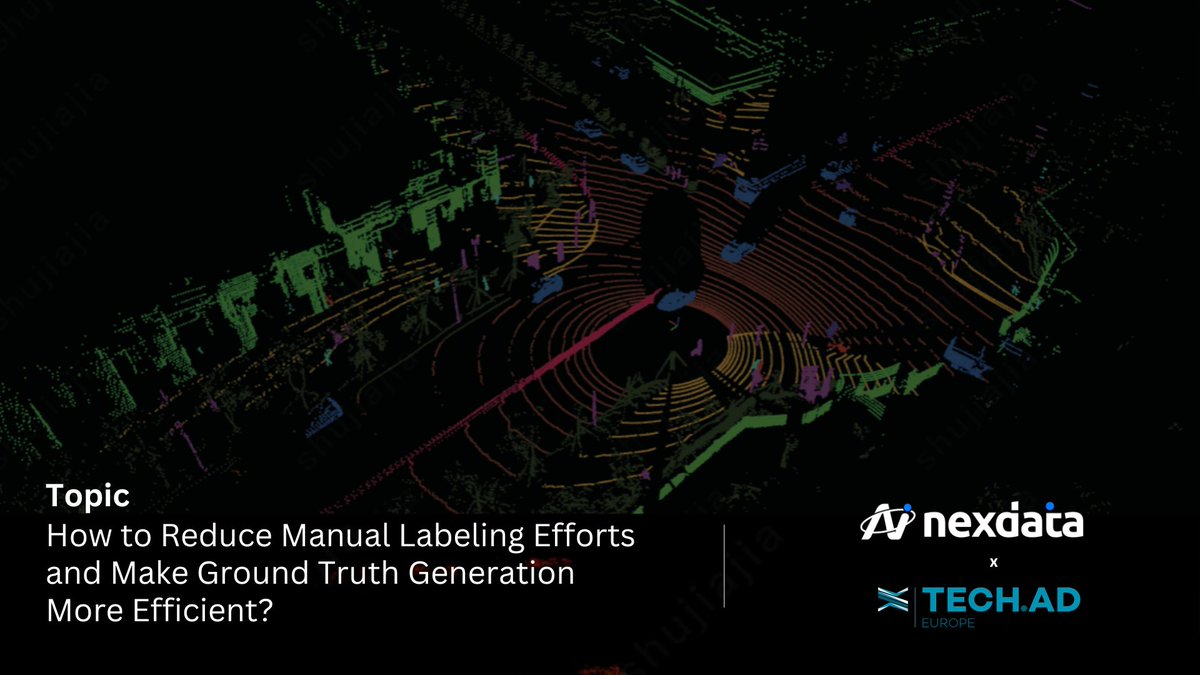 nexdata_ai's tweet photo. Join us at our Icebreaker Session with our partner Tobias Bürger, who is the Lead Data Platform for Autonomous Driving at BMW Group, at TechAD Europe on March 10th to find out more.
#nexdata #ai #data #lidar #bmw #techad #adas #ad #av #autonomousdriving #automotive #oem #tier1 https://t.co/YHLmJYBriq