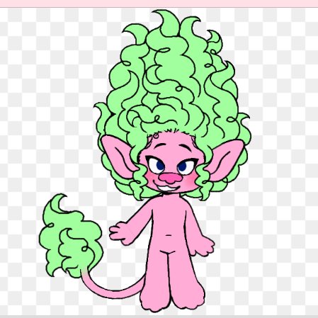 monkeyypartyy's tweet image. im about 1/3 way through uploading the bangs, i have to upload the tied hair and gradients and then the hair is done !! #trolls #picrew