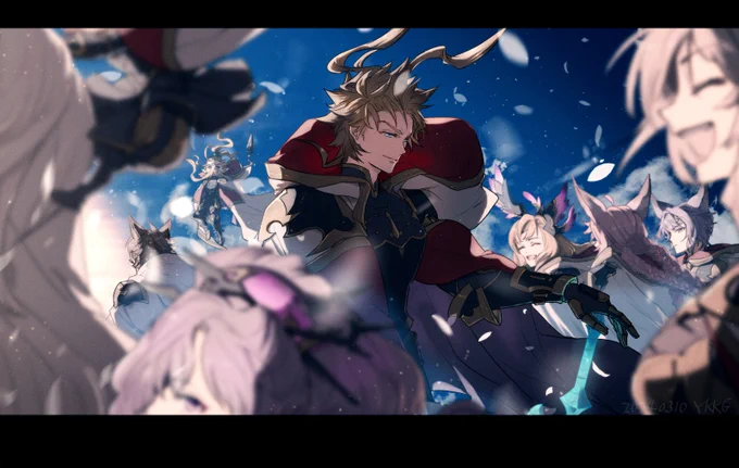 グラブル10周年おめでとうございます!十天衆が十天衆として完成された姿に近づいてきた事も嬉しく思います。あとはシエテよ……#グラブル10周年 