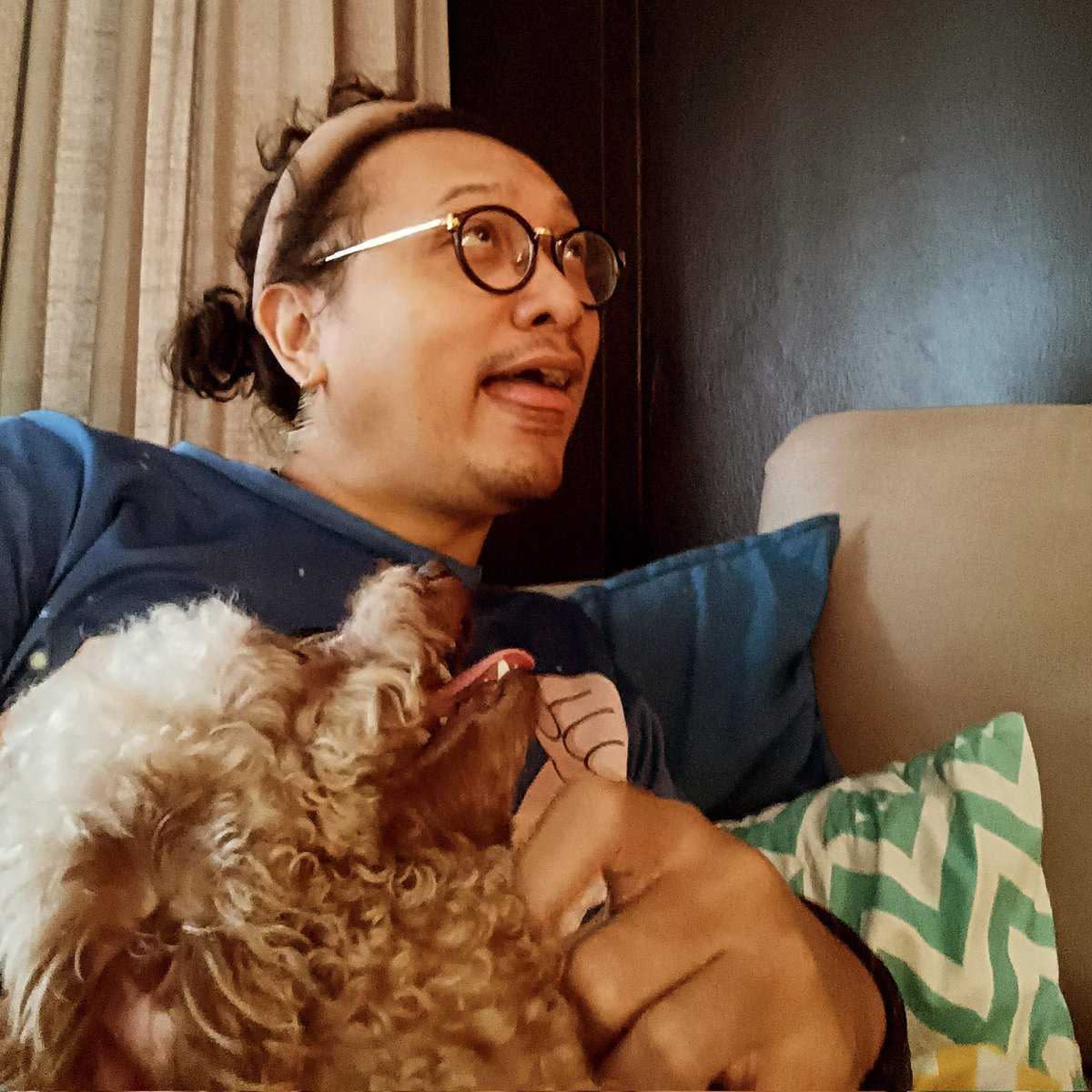 aldi161079's tweet photo. "Hooman, watchya doin'?" https://t.co/P81u9cAgG8