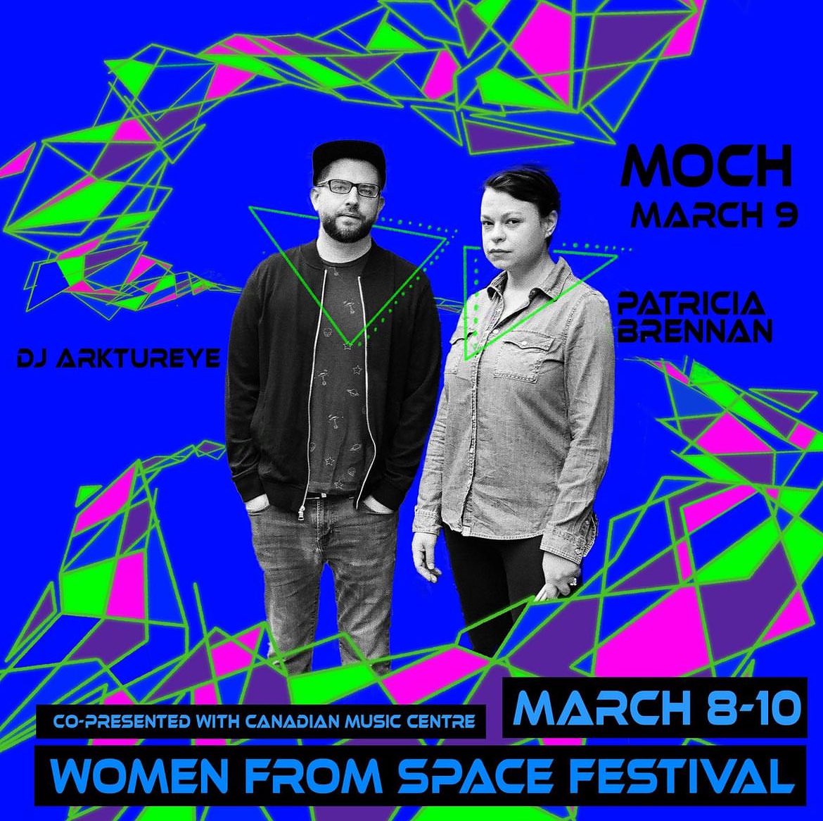 TONIGHT! Performing with my collaborative duo MOCH with drummer, percussionist & electronic musician Arktureye (Noel Brennan) @918Bathurst in Toronto, Canada as part of the @womenfromspace festival!✨Our set is at 8:45PM. For more info: womenfromspace.com #SaturdayVibes