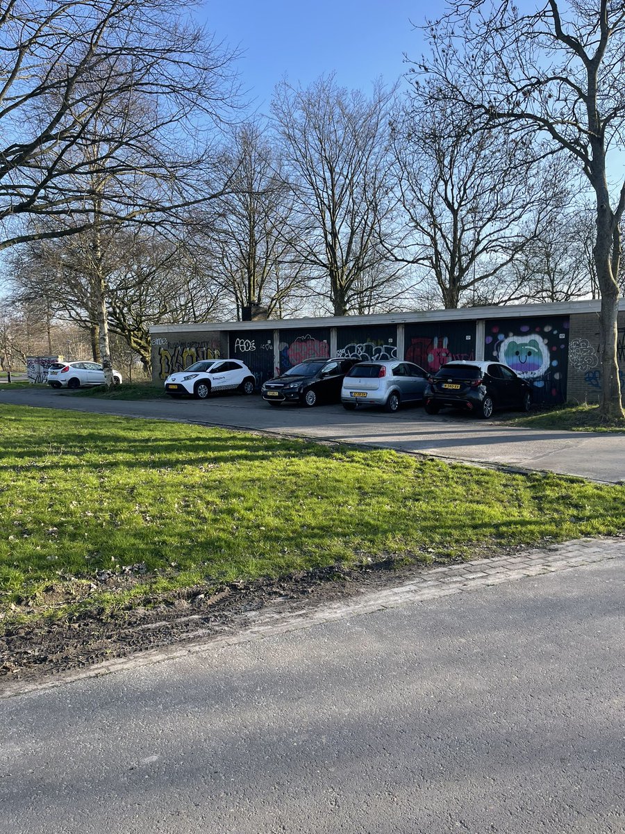 eliizex's tweet photo. @Gemeente_Lwd @POL_Leeuwarden een gemiddelde zaterdag in autopark Nijlân. Mijn hond weer bijna voor een auto… wordt er überhaupt iets gedaan met de vorige meldingen? https://t.co/wH4oiBYB0C