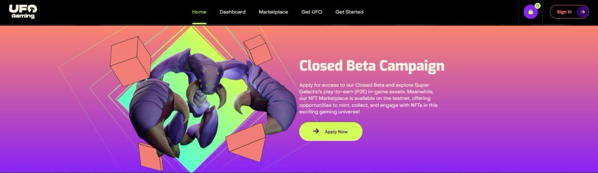 Predator420_'s tweet photo. Greeting Earthlings ๐ฝSeize your chance to join the Super Galactic Closed Beta Campaign. Only 20 slots for the bravest spacefarers! Apply now and be among the first to pioneer our game's new frontiers. For full mission details, head to our Medium๐ $UFO
https://t.co/3o1XhaFgAc https://t.co/9SqVlIoz2M