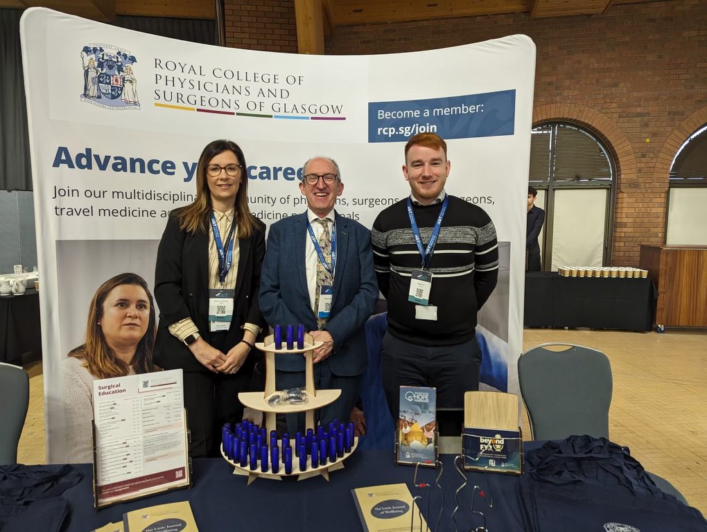 We’ve had a great day at #ASiT2024 and our College President @MikeMckirdy. There’s still time to come and try our buzz off challenge as well! @ASiTofficial @rcpsglasgow