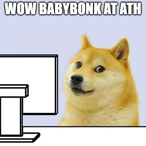 BabyBonkCoin's tweet photo. Just the beginning, see you at 100 Million $ Marketcap!

#BabyBonk https://t.co/M48fEHLulB