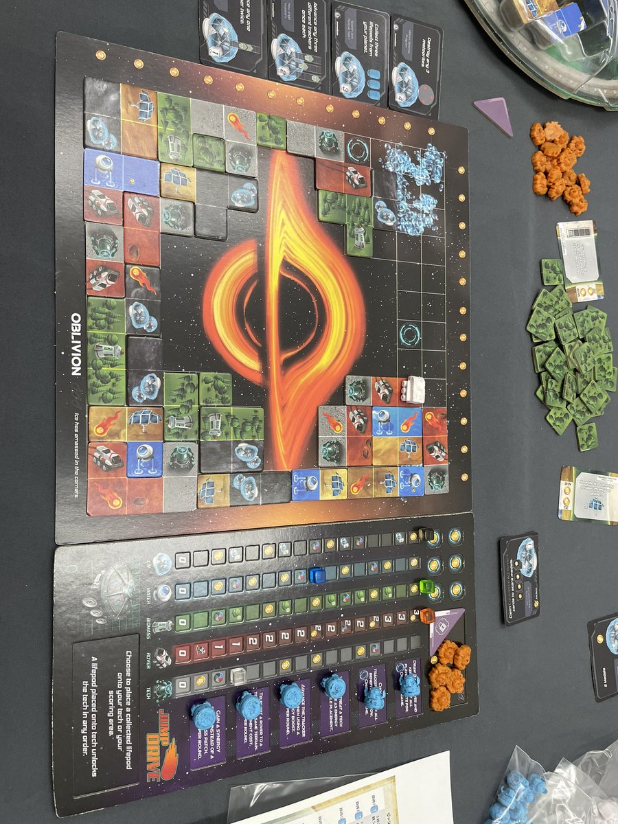 CelestialCrownC's tweet photo. 2024/3/9
#東京クローズ:#PlanetUnknown
星の終わり(Oblivion)←4人戦
やはり各レベルの技術はフルオープンで良い。そして企業と惑星はなんらかのロジックで選べるようにした方がいい。組み合わせが悪いと地蔵になる。
別にバランスを気にするもんではないが、拡張で調整されるとハイパー偉いな。 https://t.co/o1KrHbCHhf