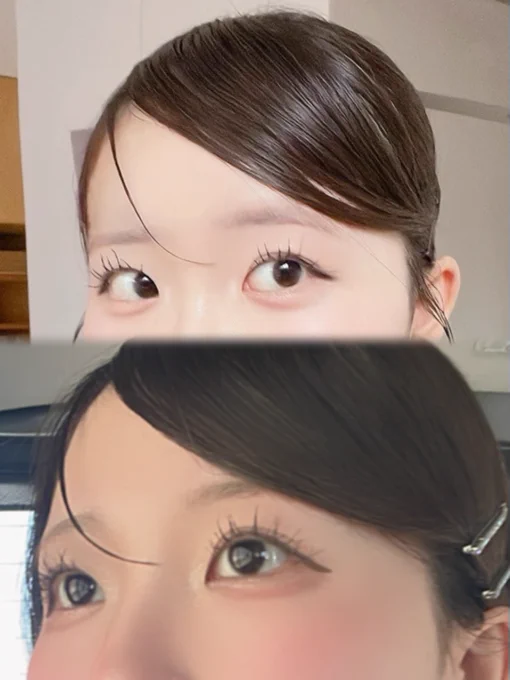 最近ワンホンぽく前髪流して1束だけちょろっと出す前髪にハマってるんだけど、なんか既視感あるな〜〜と思ったらこれ薬研だわ 薬研藤四郎ヘアだ 