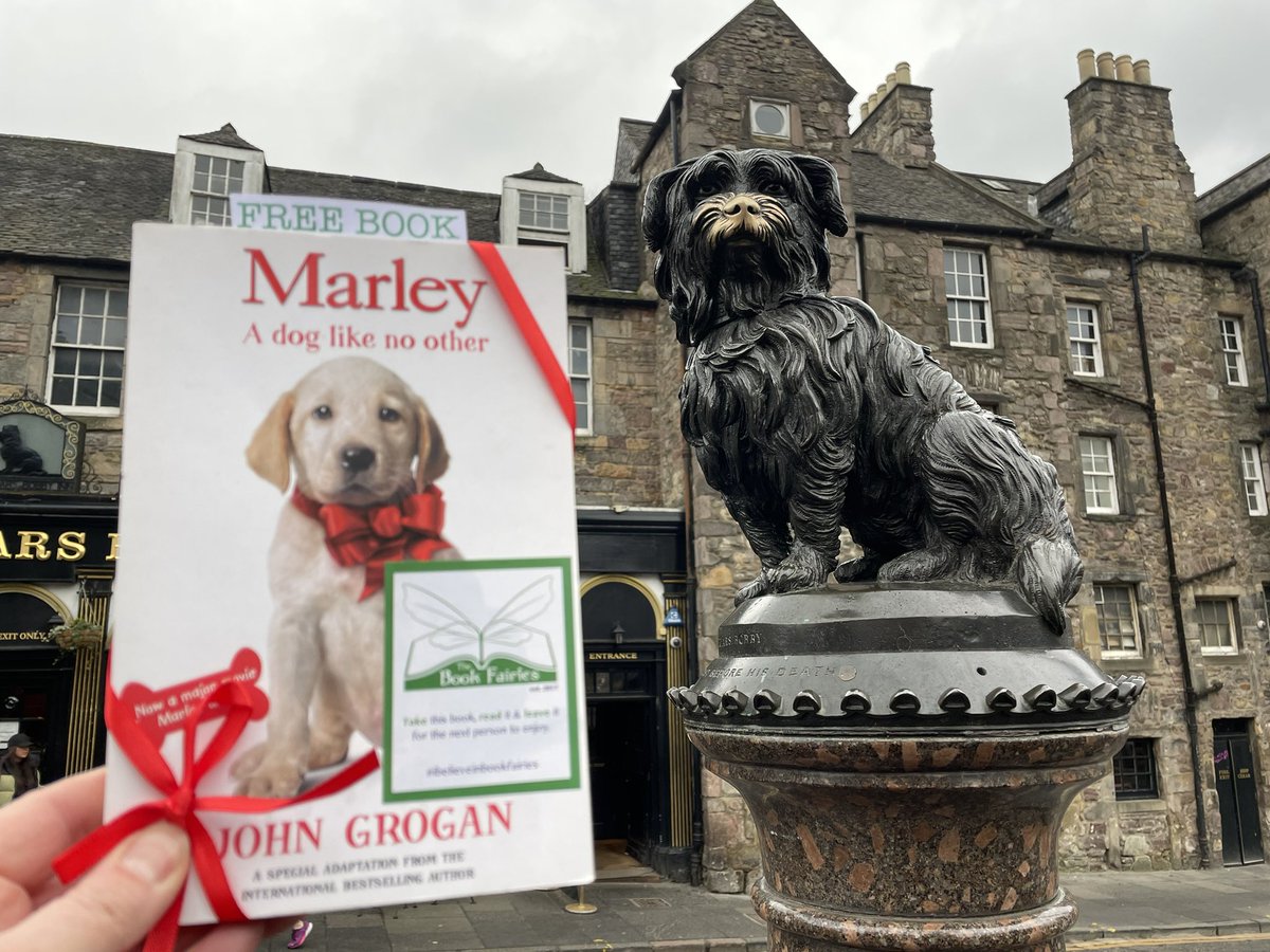 The Book Fairies are celebrating their 7th birthday all weekend! This copy of  Marley - A dog like no other by John Grogan has been hidden by an #Edinburgh book fairy today… 

Did you find it?

#ibelieveinbookfairies #BookFairyBirthday #TheBookFairiesTurn7