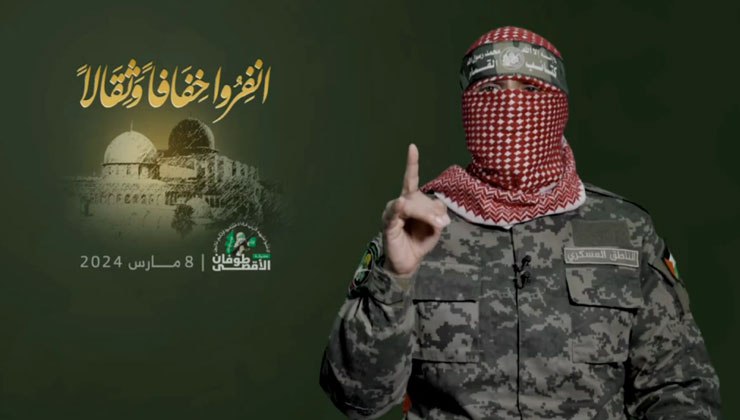 numanmazlan's tweet photo. Abu Ubaidah: Jadikan bulan Ramadan sebagai lanjutan dari kemenangan besar Badar dan peningkatan Taufan Al-Aqsa. https://t.co/i9hgTAMZWD