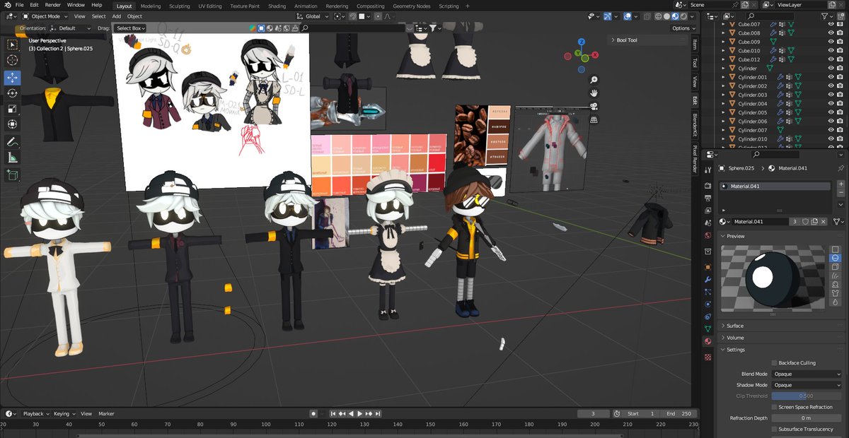 It was a joke at first, but now I'm actually working on my own Murder Drones fan series. I can't say for sure where it will take me... 
#Murder_Drones