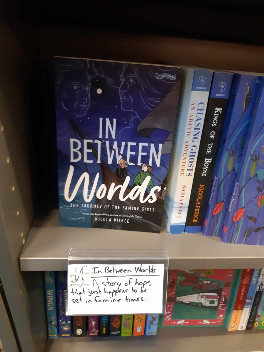 One of my favourite reviews ever - I always try to end my books with hope, whether it's WWII or a doomed expedition to the Arctic or the Irish Famine. Many thanks to Marybrigid @HodgesFiggis @OBrienPress