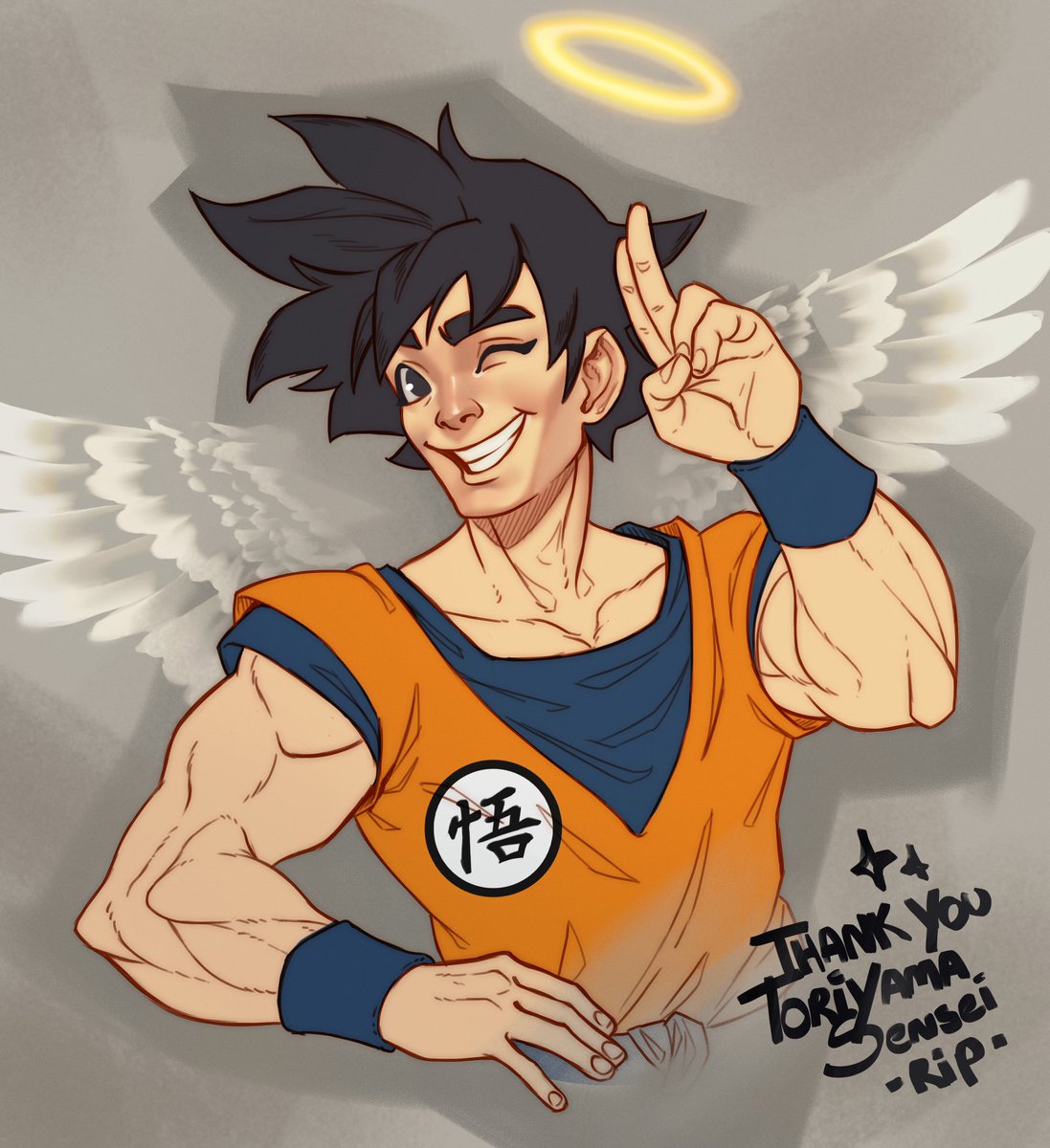 Akira Toriyama passed away. Rest in peace. ✨
.
The biggest inspiration at the beginning of my journey with art. His physical and emotional legacy will be perpetuated by a legion of fans and artists. Your lines resonate in my heart. Thank you Toriyama Sensei!
.
#RIPAkiraToriyama