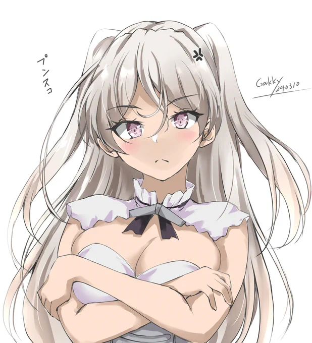 #艦これ版真剣お絵描き60分一本勝負_20240309#艦これ版深夜の真剣お絵描き60分一本勝負おこなカブールちゃん 