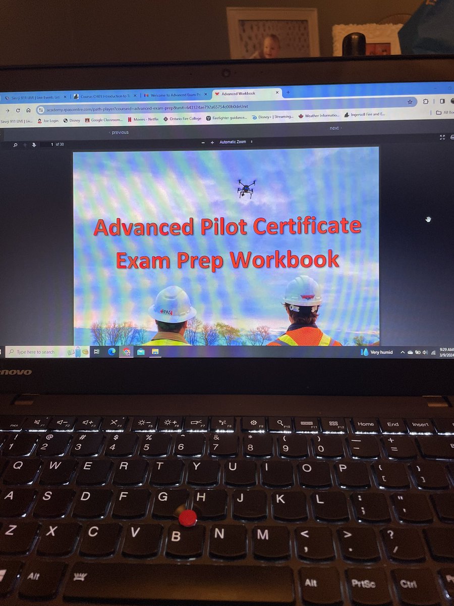 Taking my advanced pilot training for our newest addition to our FD. #alwayslearning #firefighter #Pilot