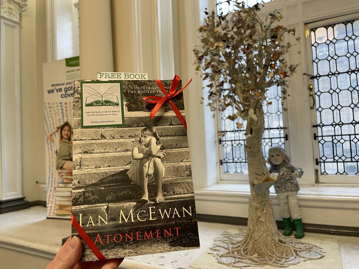 The Book Fairies are celebrating their 7th birthday all weekend! This copy of  Atonement by Ian McEwan has been hidden by an #Edinburgh book fairy today… 

Did you find it?

#ibelieveinbookfairies #BookFairyBirthday #TheBookFairiesTurn7