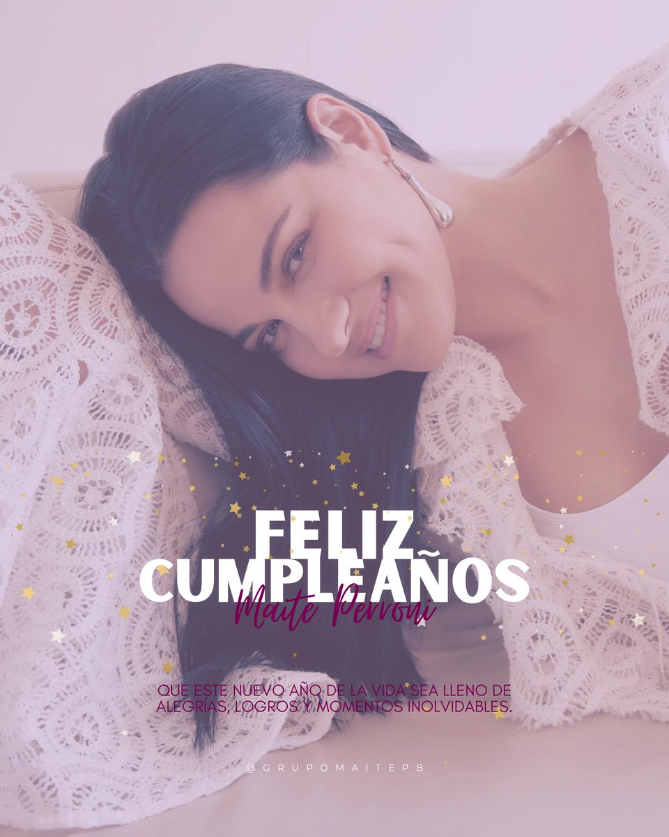 centralmaitebr's tweet photo. — 9 de março, dia em que celebramos a vida da nossa super mulher: atriz, cantora, empresária, amiga, filha, esposa, mãe e ídola de todos nós. Nessa data tão especial desejamos tudo de bom,que sua vida siga fazendo a diferencia em tantas outras. Te amamos #FelizCumpleMaitePerroni https://t.co/SWwJ1bdzae
