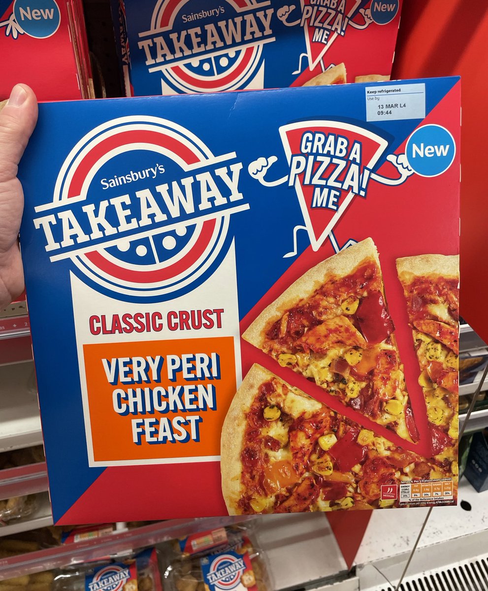All_Things_New_'s tweet photo. New Pizza! 🍕🍕 At Sainsbury’s @sainsburys #sainsburys #pizza #macandcheese #peri #perichicken #chicken #classiccrust #new #wellthisisnew https://t.co/3kiH9ah3Ew