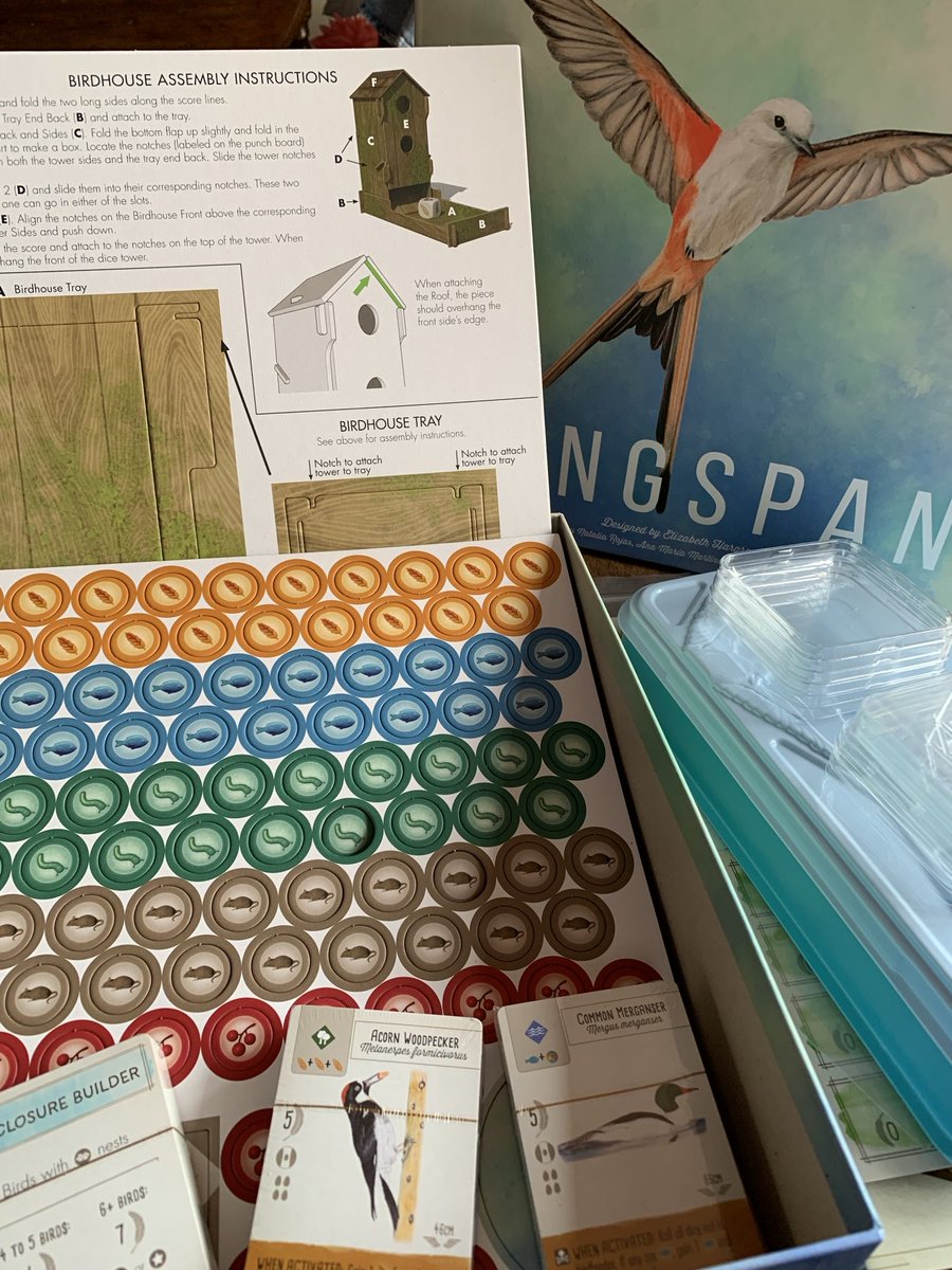Charity shop find…£5!! Unpunched, never played. #wingspan #boardgame