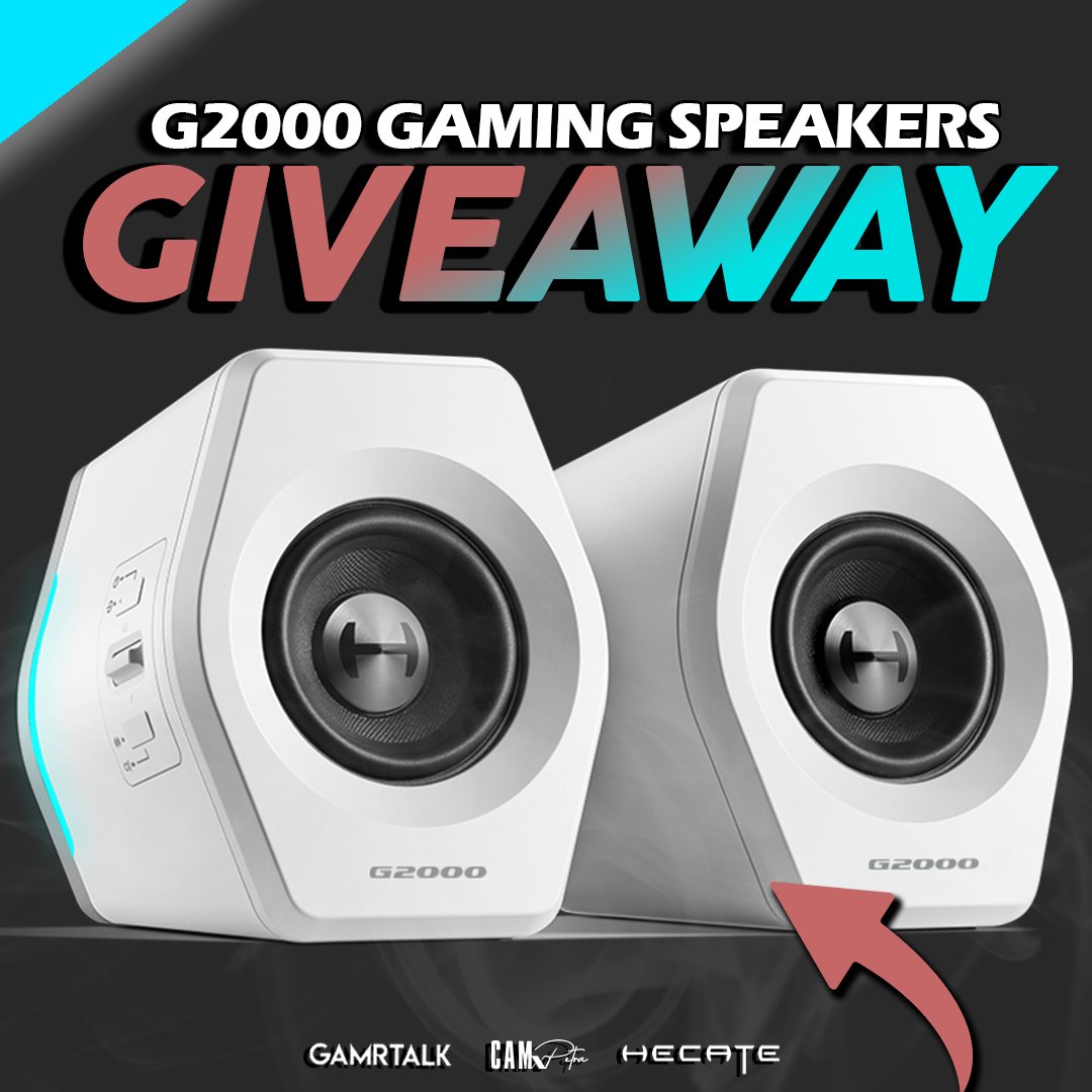 Who wants to win GAMING SPEAKERS (G2000) from Hecate by Edifier 🔥 ✨️How To Enter: 1️⃣ All you have to do is follow: @gamrtalk @hecate_global @lastofcam 2️⃣ RT & Tag 2 friends!