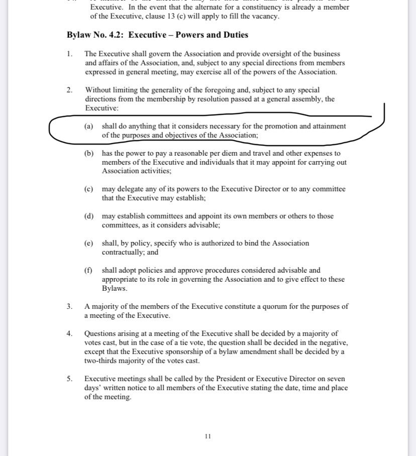 rcquintal's tweet photo. The @SaskSchoolBoard executive has  “Carte Blanche” for any decisions that they feel is necessary for the promotion of education in Saskatchewan. I urge all @SaskTeachersFed members to look into who is on the current SSBA executive. https://t.co/c5BXelKodG https://t.co/rcEWKnizVW
