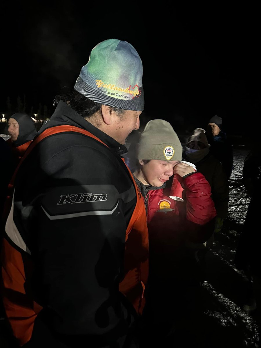 Jack made it across the finishing line. Standing at the finishing line to greet him was his beautiful wife Rena, of 25 Years, and his riding partner Jimmy. He gave up his machine so jack could complete his final race in @cainsquest . It wasn’t official but it was in his heart and